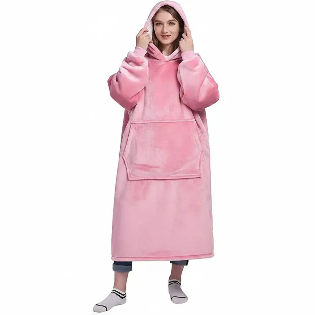 Velmesta Reversible Plush Snuggle Hoodie