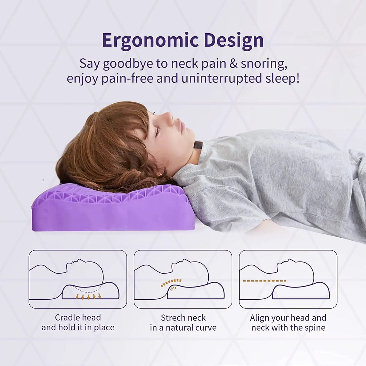 Velmesta Breathable Zero Pressure Sleep Pillow