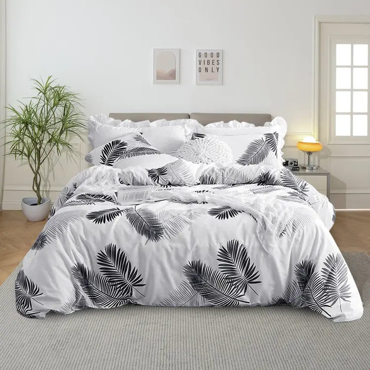 Velmesta Botanical Cotton Bedding Set