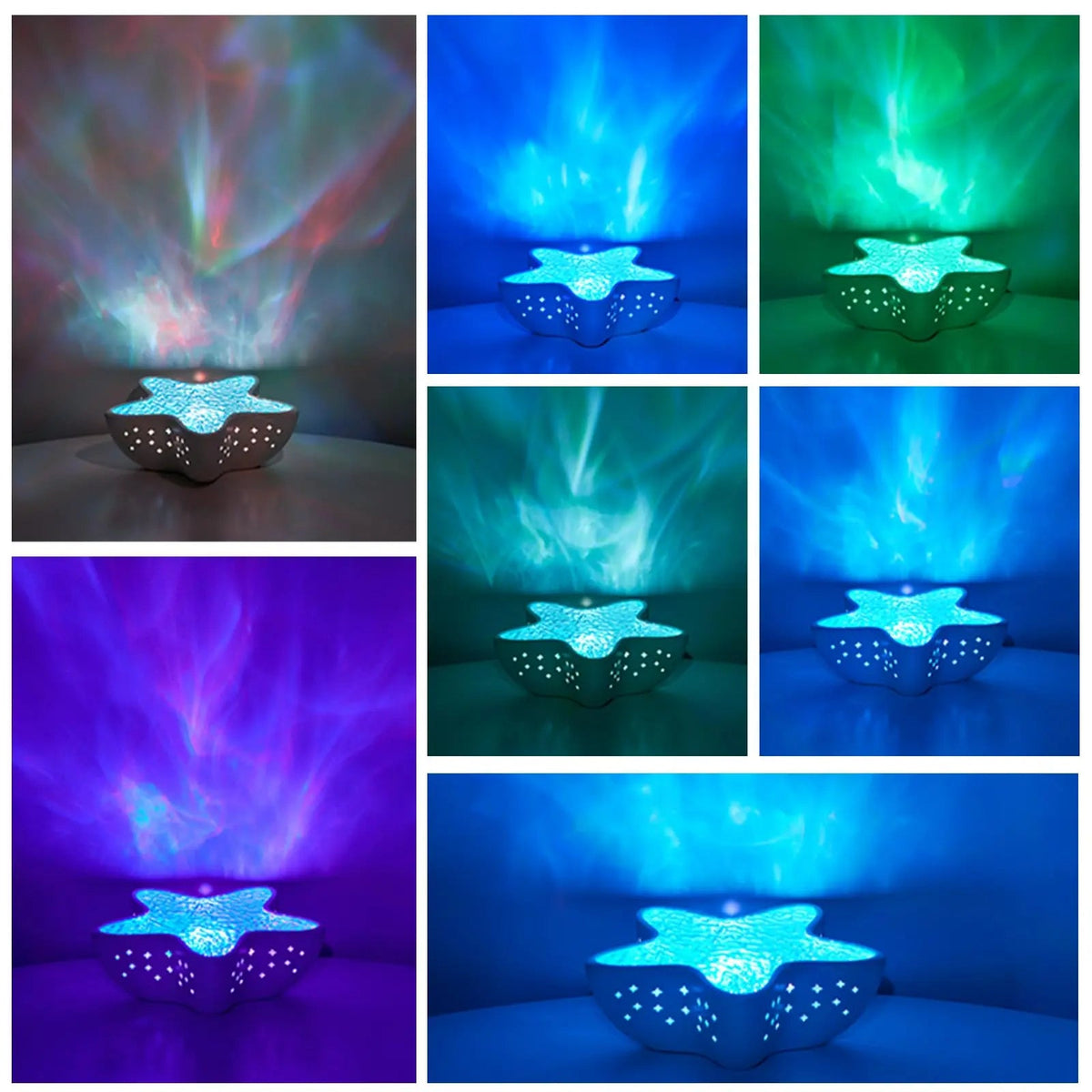 Velmesta Ambient Ocean Wave Projection Lamp view 2