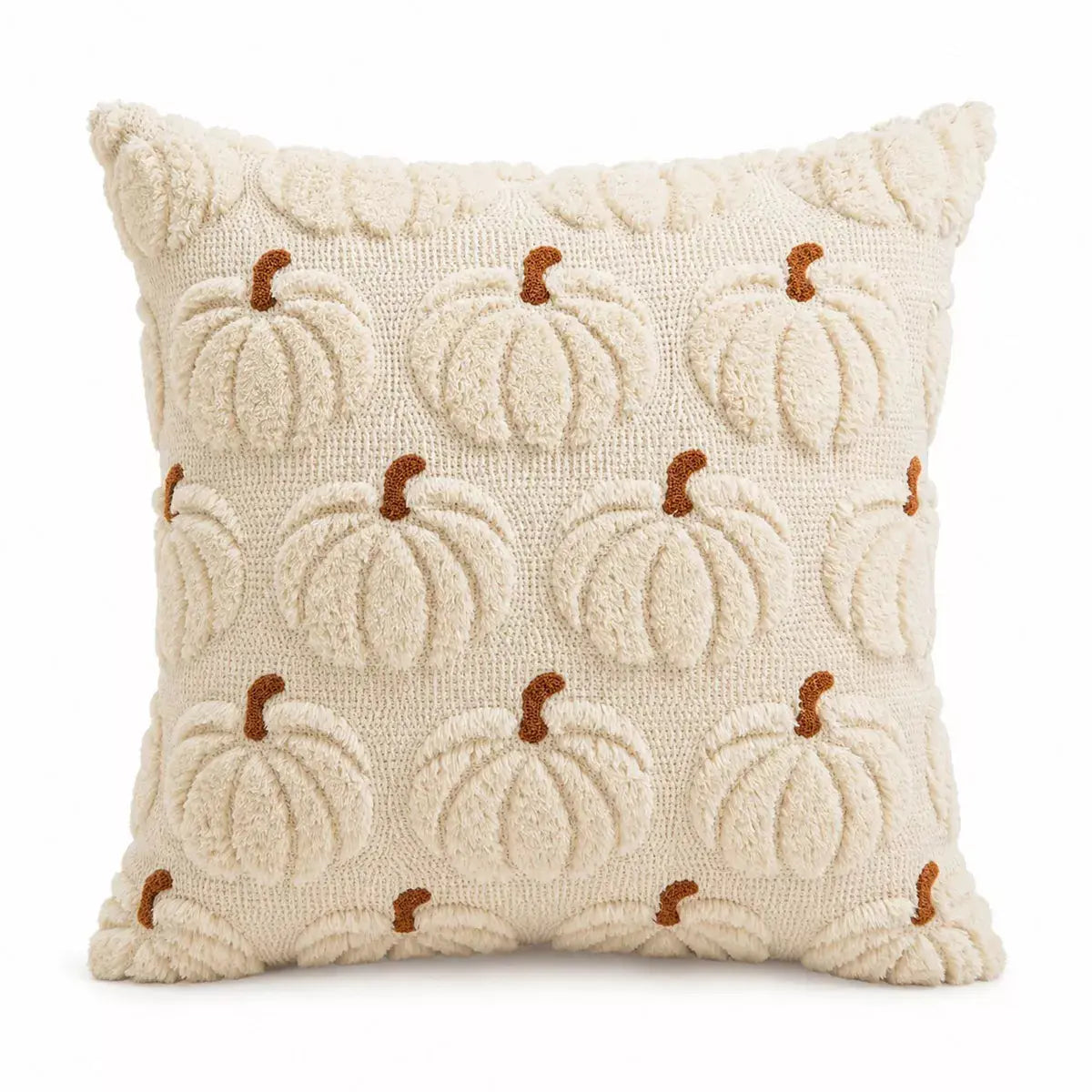 Velmesta Embroidered Pumpkin Cushion Covers