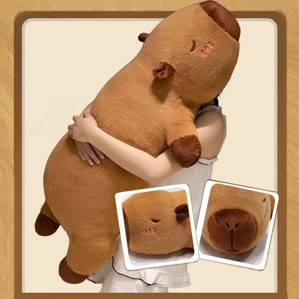 Velmesta Giant Capybara Plush Pillow view 2