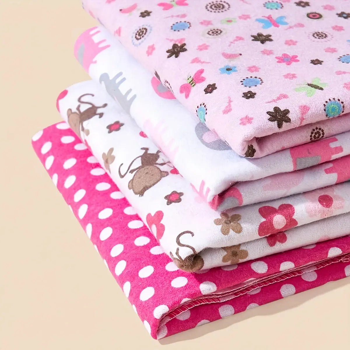Velmesta Soft Cotton Baby Swaddle Blanket Set