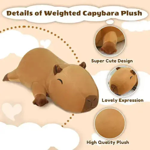 Velmesta Giant Capybara Plush Pillow view 3