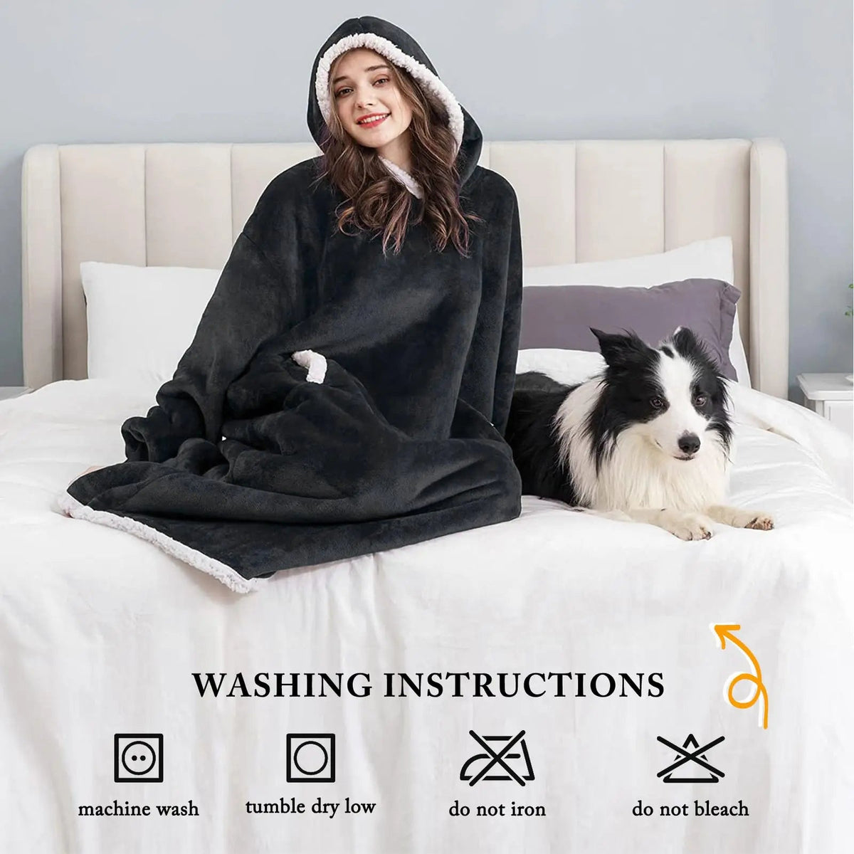 Velmesta Oversized Giant Hoodie Blanket