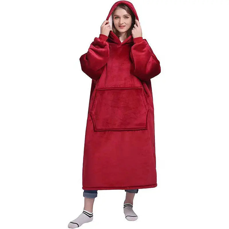 Velmesta Reversible Plush Snuggle Hoodie