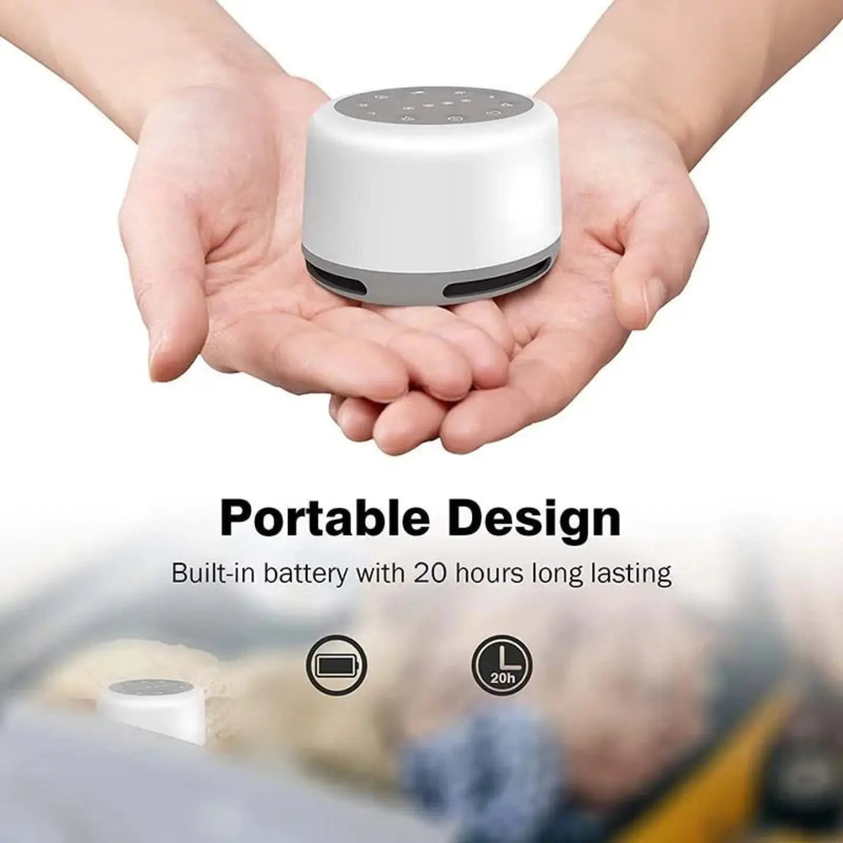 Velmesta Portable White Noise Machine view 3
