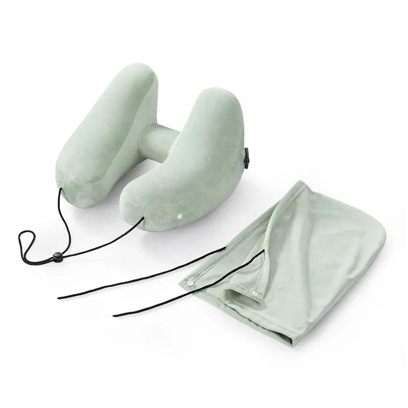 Velmesta Inflatable Hooded Travel Pillow