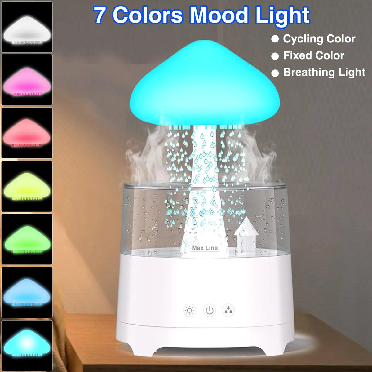 Velmesta Ambient Rain Cloud Humidifier view 5