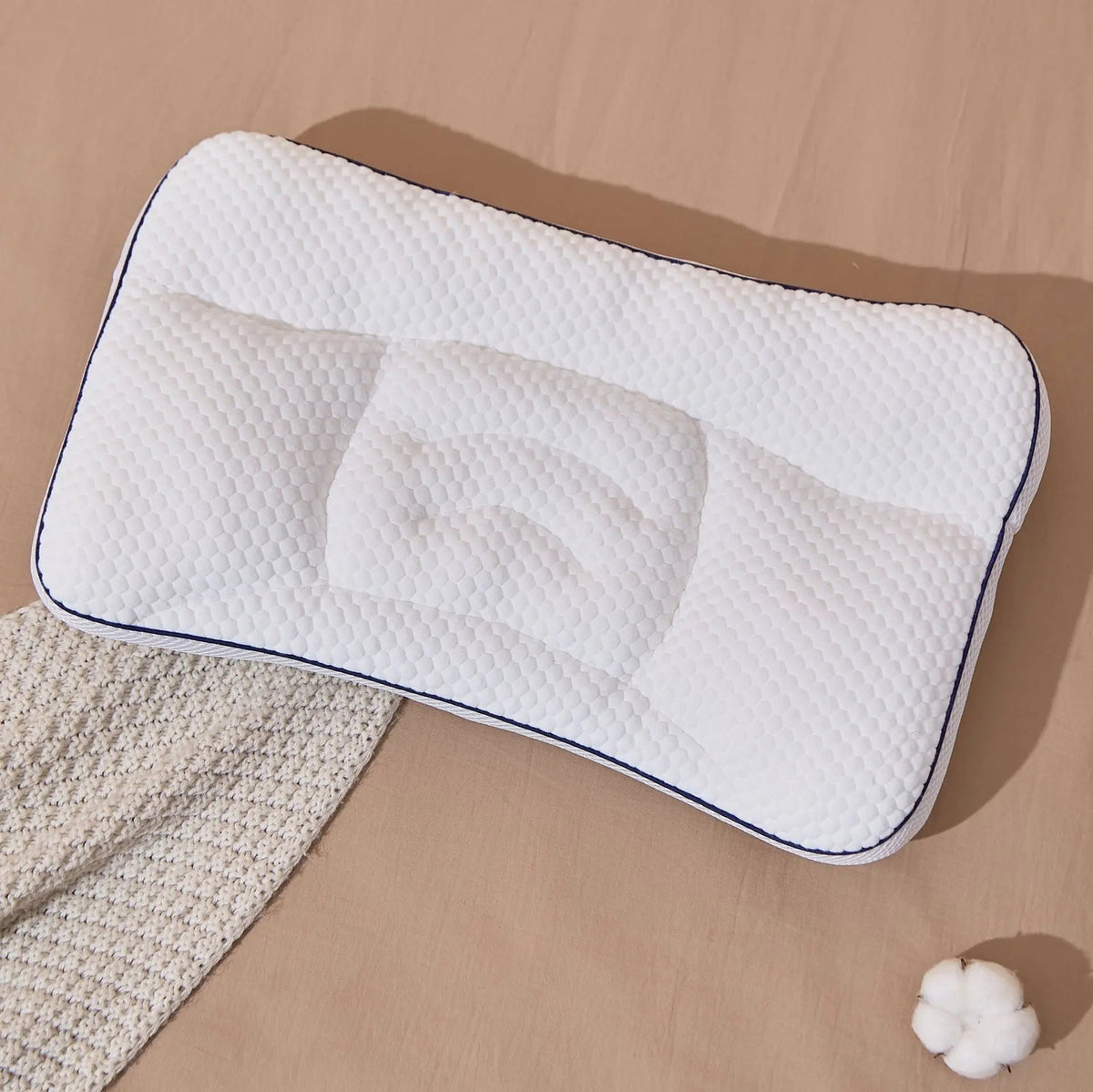 Velmesta Ergonomic Kids Pillow with Breathable TPE Core