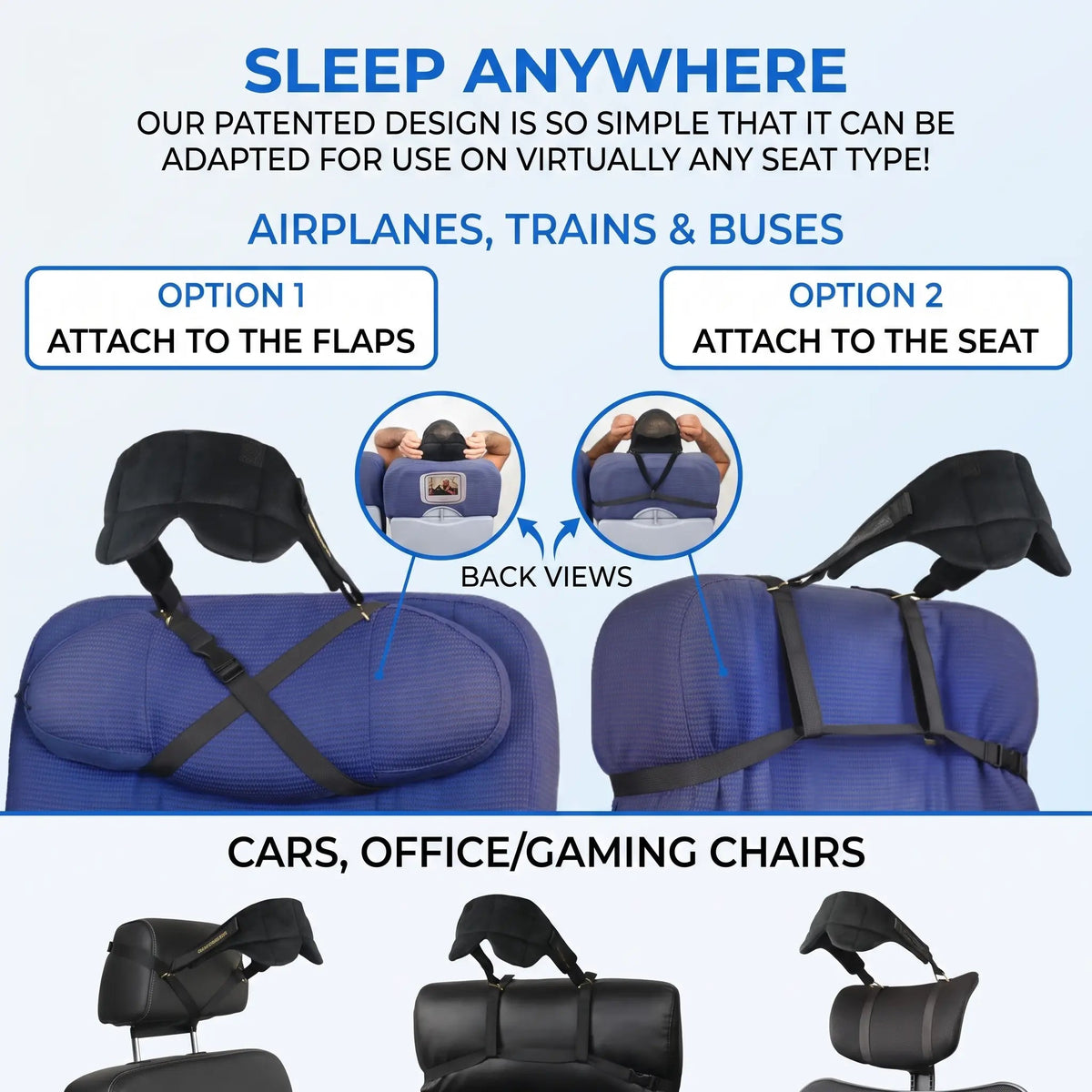Velmesta Lightweight Travel Pillow Set view 4