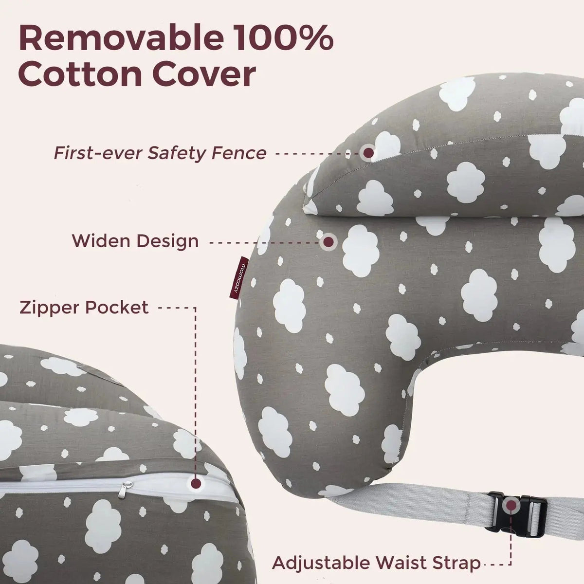 Velmesta Supportive Nursing Support Pillow