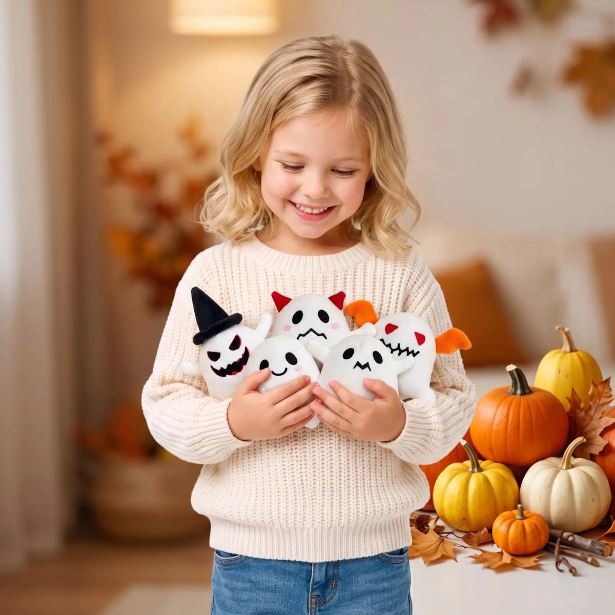 Velmesta Plush Halloween Ghost Pillow - view 6