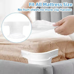 Velmesta Non-Slip Sheet Gripper Strap Set