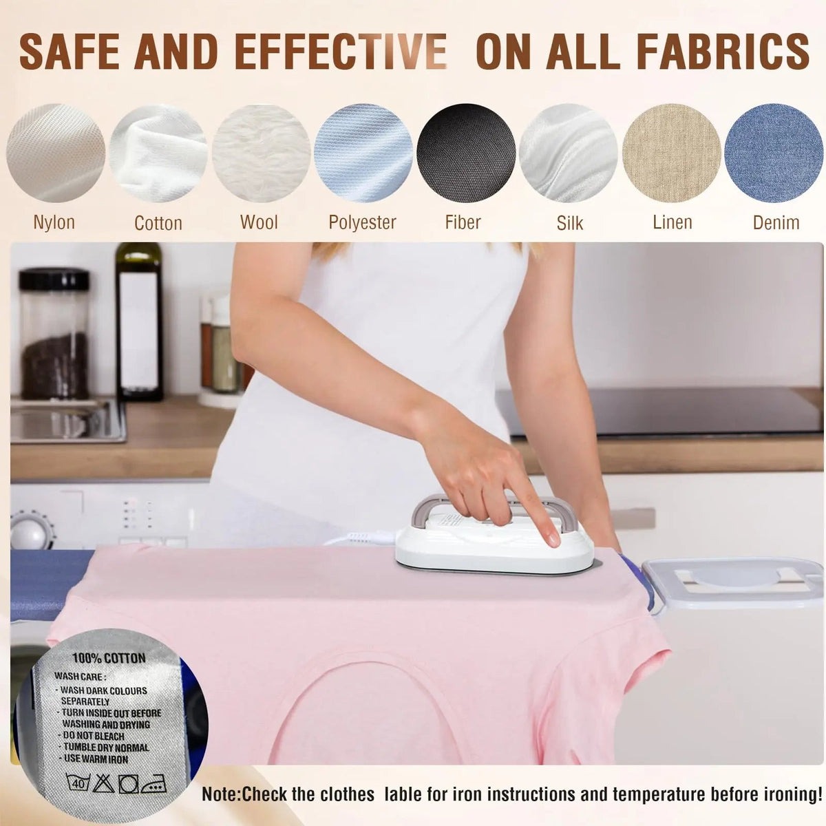 Velmesta Compact Mini Travel Iron