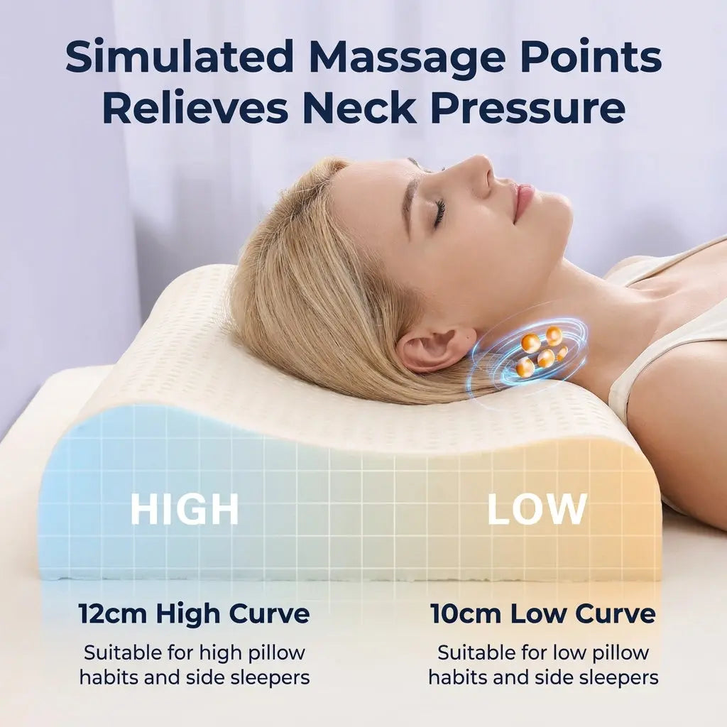 Velmesta Natural Latex Contour Pillow view 5
