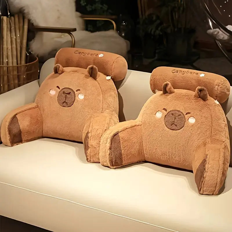 Velmesta Cushioned Capybara Reading Pillow view 3