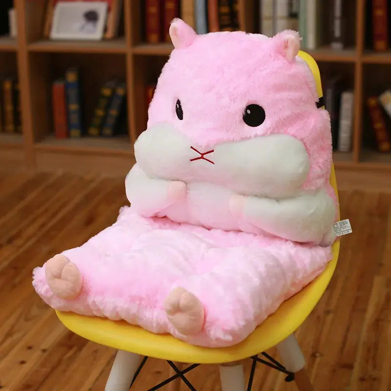 Velmesta Plush Hamster Backrest Cushion view 3