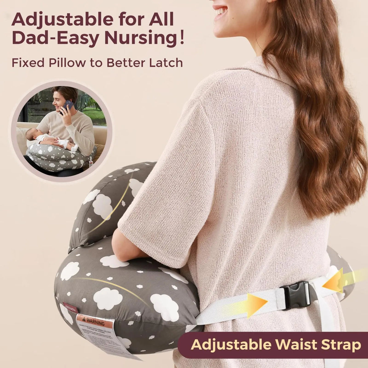 Velmesta Supportive Nursing Support Pillow