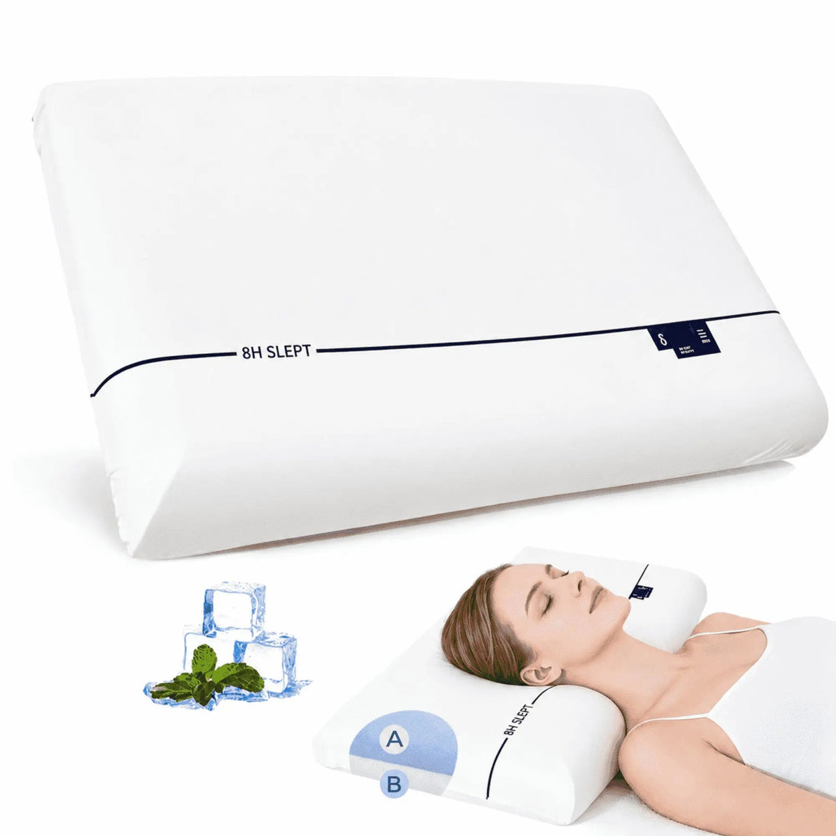 Velmesta Ergonomic Cervical Support Pillow