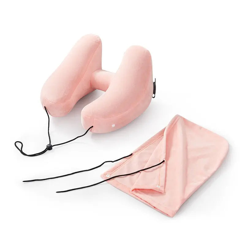 Velmesta Inflatable Hooded Travel Pillow