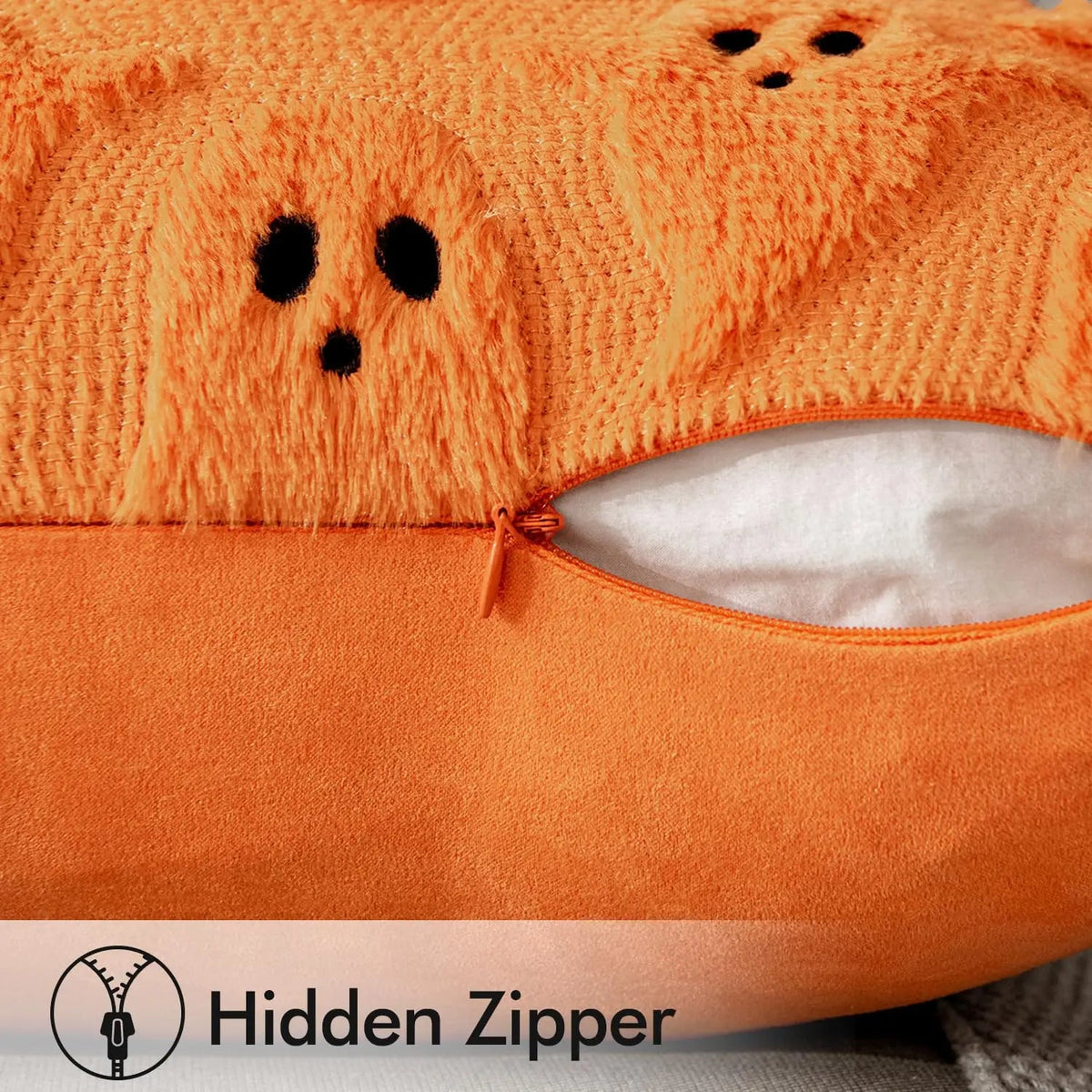 Velmesta Embroidered Ghost Cushion Covers (2 Pcs)