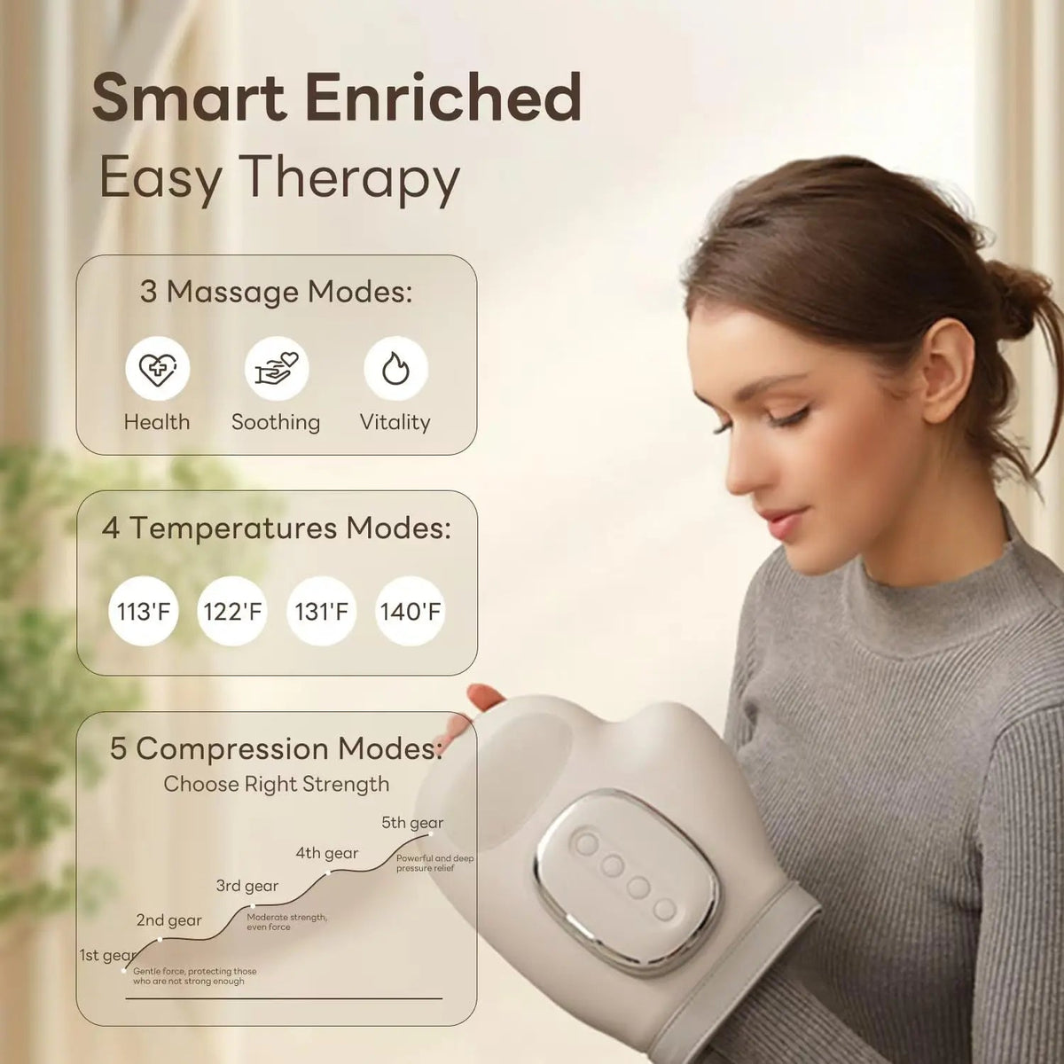 Velmesta Cordless Heated Hand Massager view 4