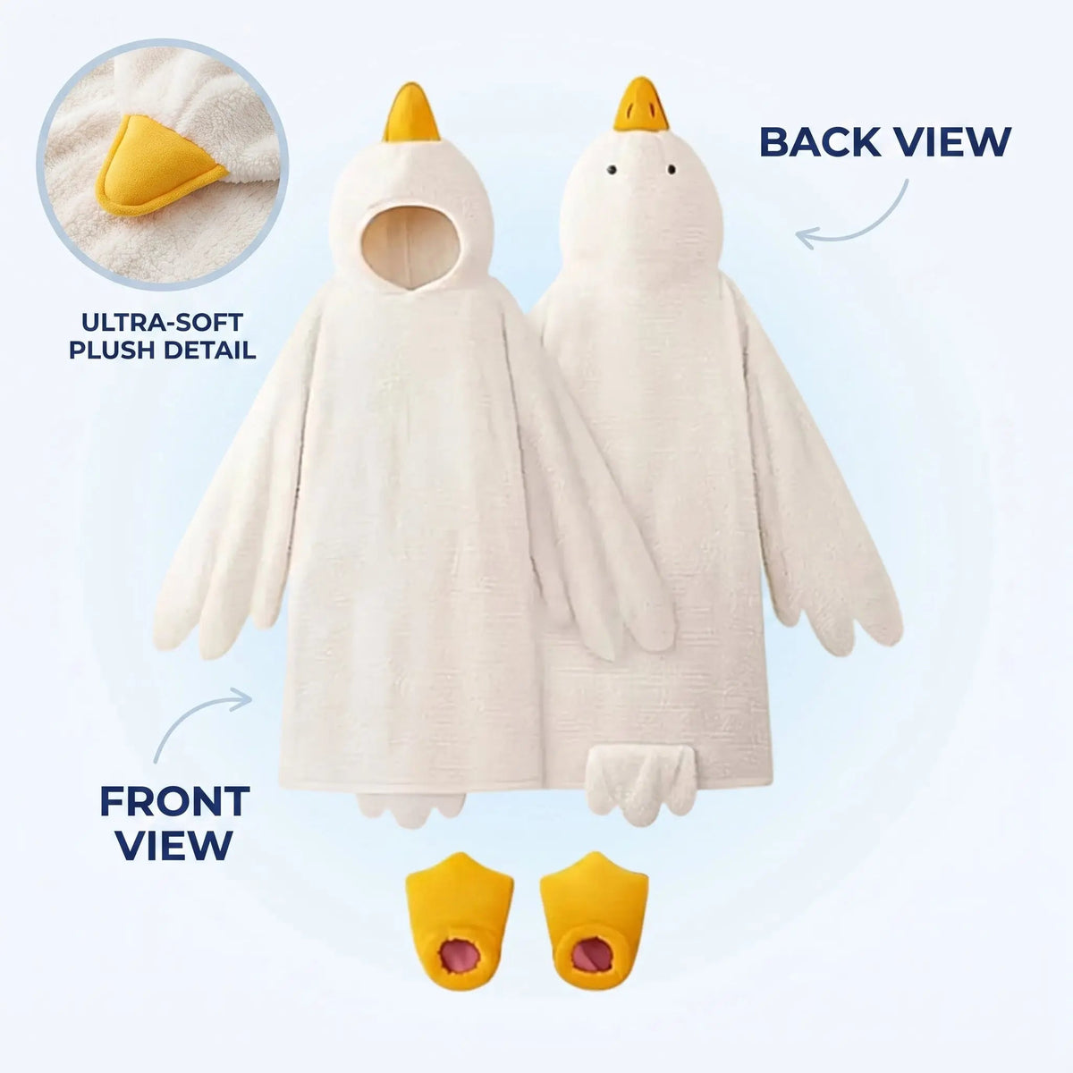 Velmesta Oversized Hooded Robe for Cozy Winter Homewear