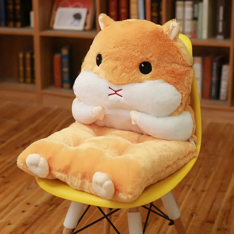 Velmesta Plush Hamster Backrest Cushion view 1