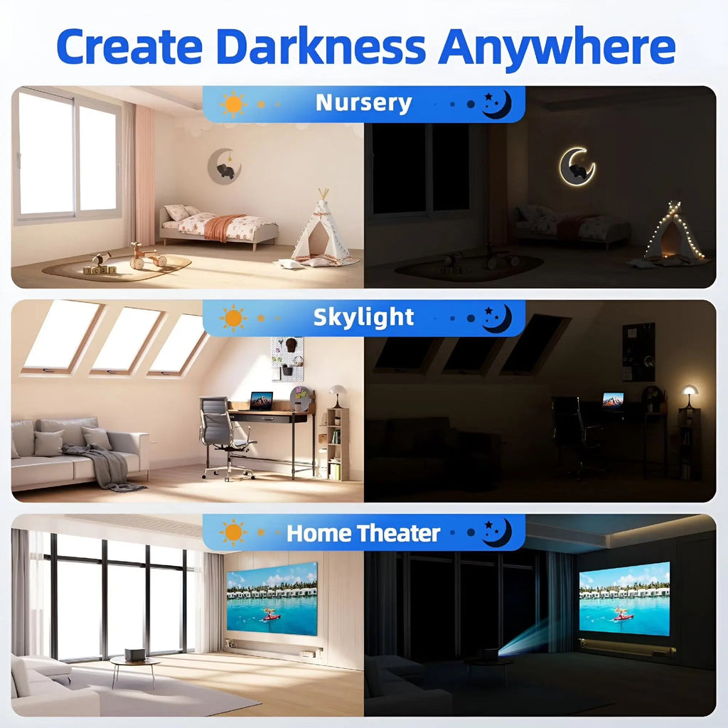 Velmesta Magnetic Blackout Window Shade
