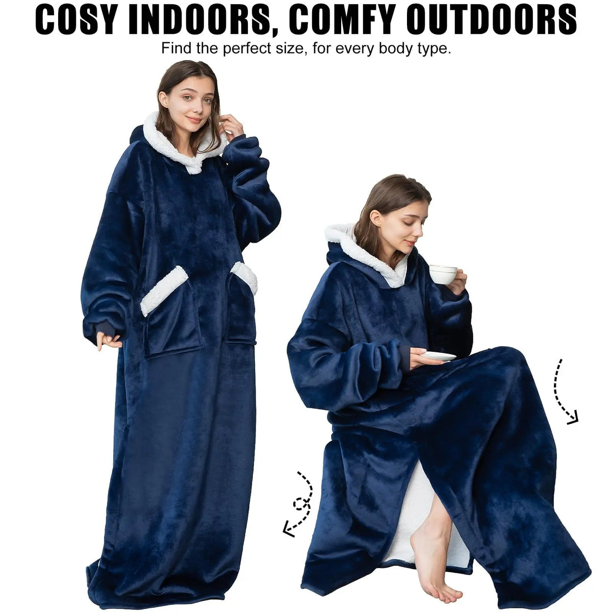 Velmesta Oversized Giant Hoodie Blanket