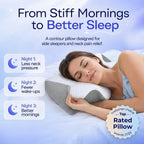 Velmesta Cervical Contour Comfort Pillow