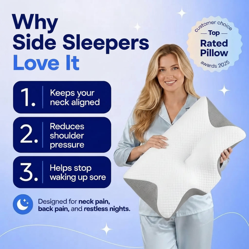 Velmesta Cervical Contour Comfort Pillow