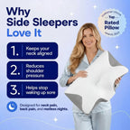 Velmesta Cervical Contour Comfort Pillow