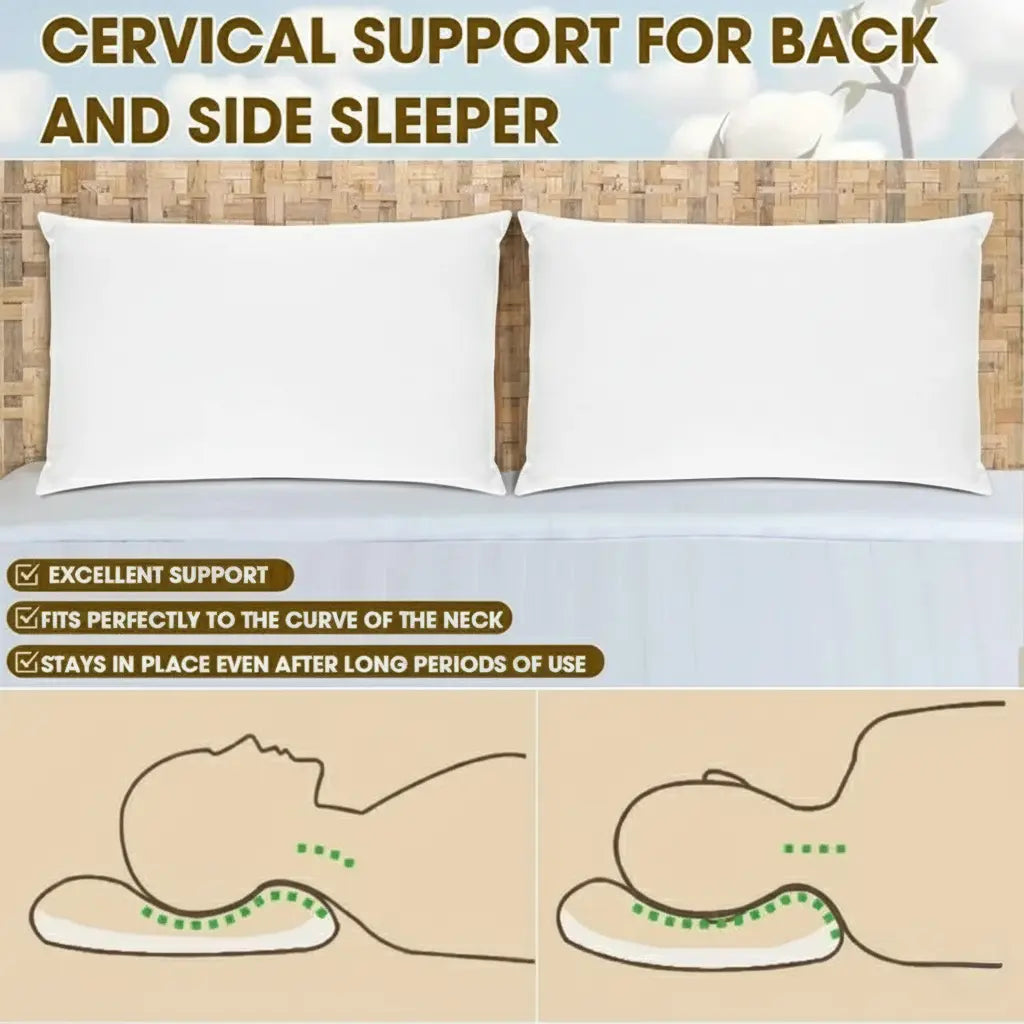 Velmesta Classic Buckwheat Hull Pillow view 4
