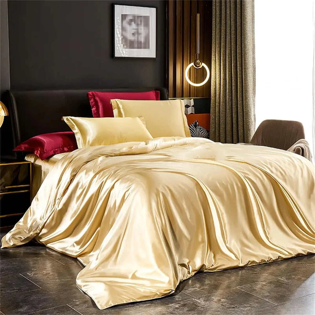 Velmesta Luxury Mulberry Silk Bedding Set