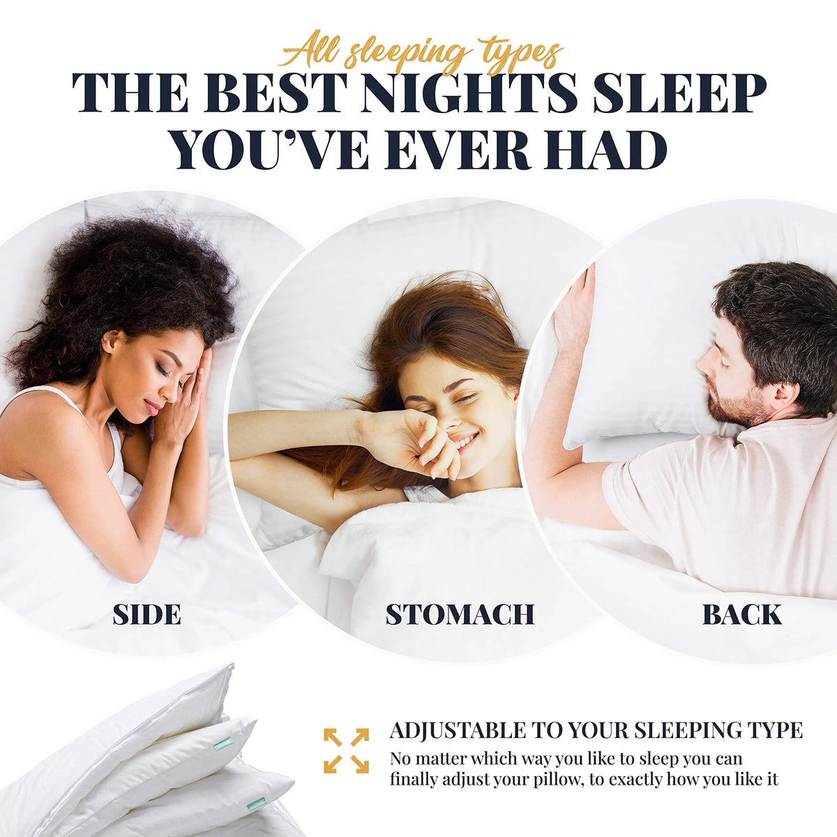 Velmesta Adjustable Layer Cooling Pillow (Queen) view 5