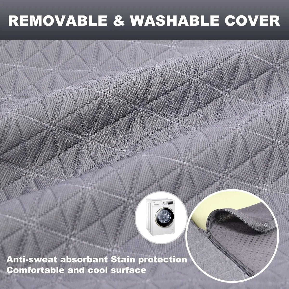Velmesta Memory Foam Leg Elevation Wedge Pillow view 4
